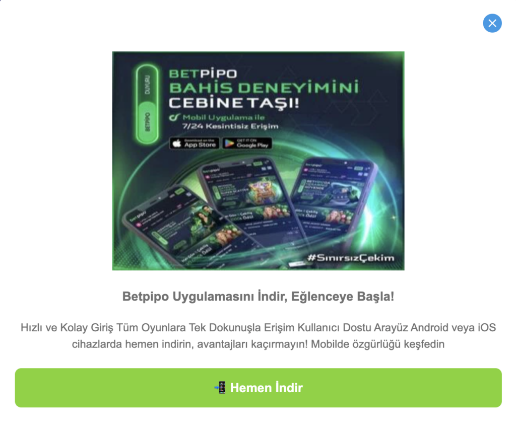 Betpipo kolay erişim